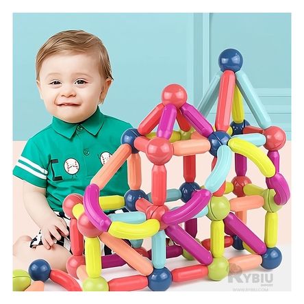 Juego Magnetico de 36 Piezas para Niños Multicolor