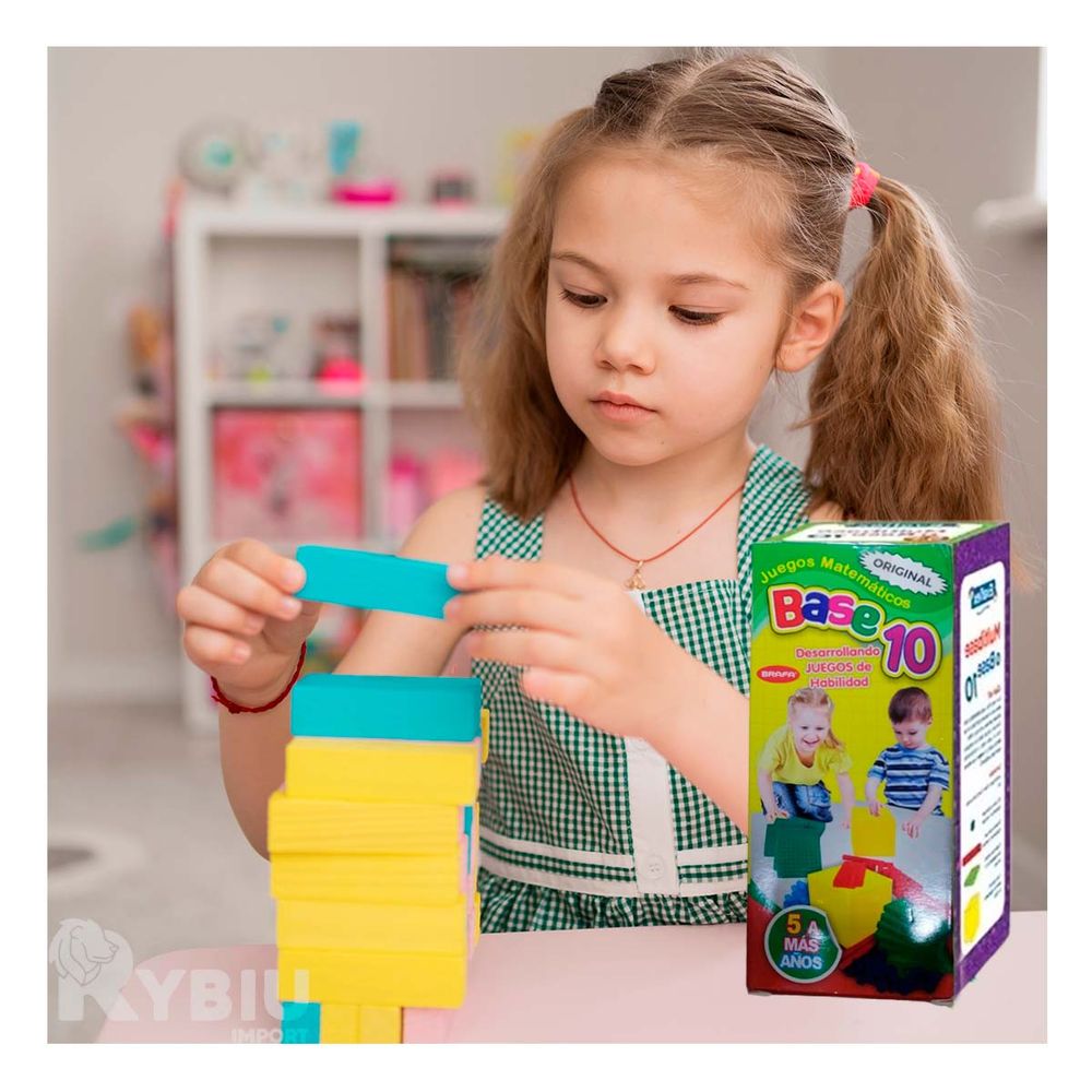 Juego Matematico de Base 10 de Tono Multicolor Juego Matematico de Base 10 de Tono Multicolor