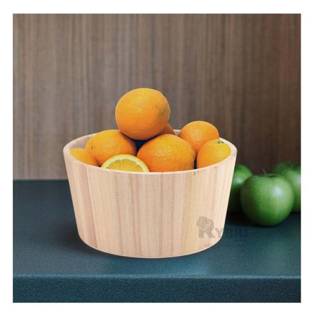 Cubeta Funcional en Tono Madera Y+Papel de Regalo Cubeta Funcional en Tono Madera Y+Papel de Regalo