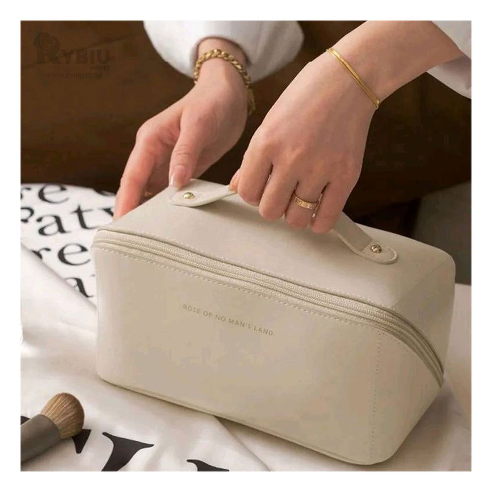 Cosmetiquero Elegante de Maquillaje para Viaje Blanco Cosmetiquero Elegante de Maquillaje para Viaje Blanco