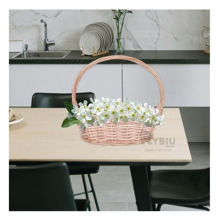 Canasta Elegante para Frutas en Color Marron Y+Agendita Canasta Elegante para Frutas en Color Marron Y+Agendita