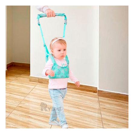 Arnes Practico de Bebe en Color Verde Agua Y+Stickers Arnes Practico de Bebe en Color Verde Agua Y+Stickers