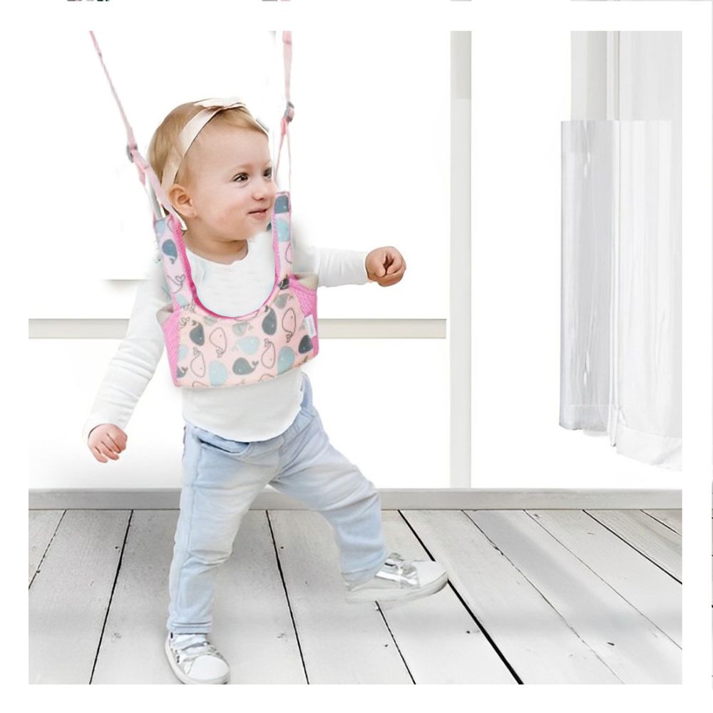 Arnes Practico de Bebe en Color Rosado Y+Stickers Arnes Practico de Bebe en Color Rosado Y+Stickers