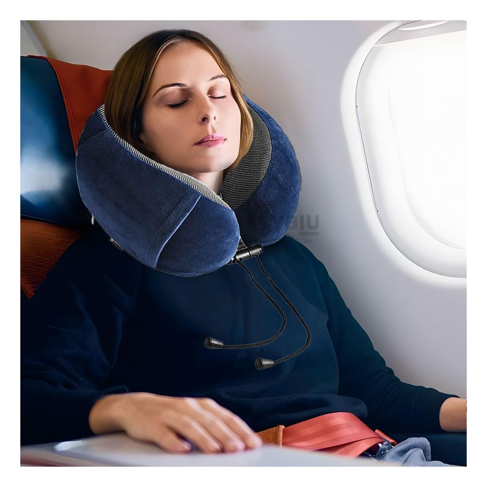 Almohada Comoda en Color Azul Y+Agendita Almohada Comoda en Color Azul Y+Agendita