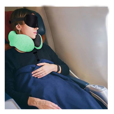 Almohada de Terciopelo Portatil en Verde Y+Agendita Almohada de Terciopelo Portatil en Verde Y+Agendita