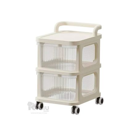 Mueble Rodante con Cajones en Tono Beige Y+Post-it adhesivos Mueble Rodante con Cajones en Tono Beige Y+Post-it adhesivos