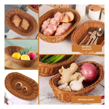 Envase con Forma Ovalada de Tono Marron Y+Post-it adhesivos Envase con Forma Ovalada de Tono Marron Y+Post-it adhesivos