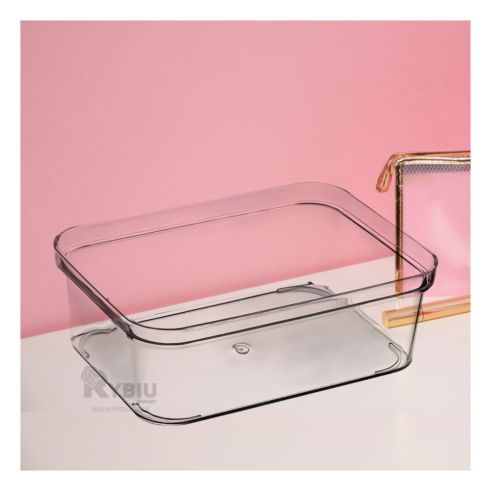 Organizador Rectangular de 18.5x13.5x6.5cm en Transparente Organizador Rectangular de 18.5x13.5x6.5cm en Transparente