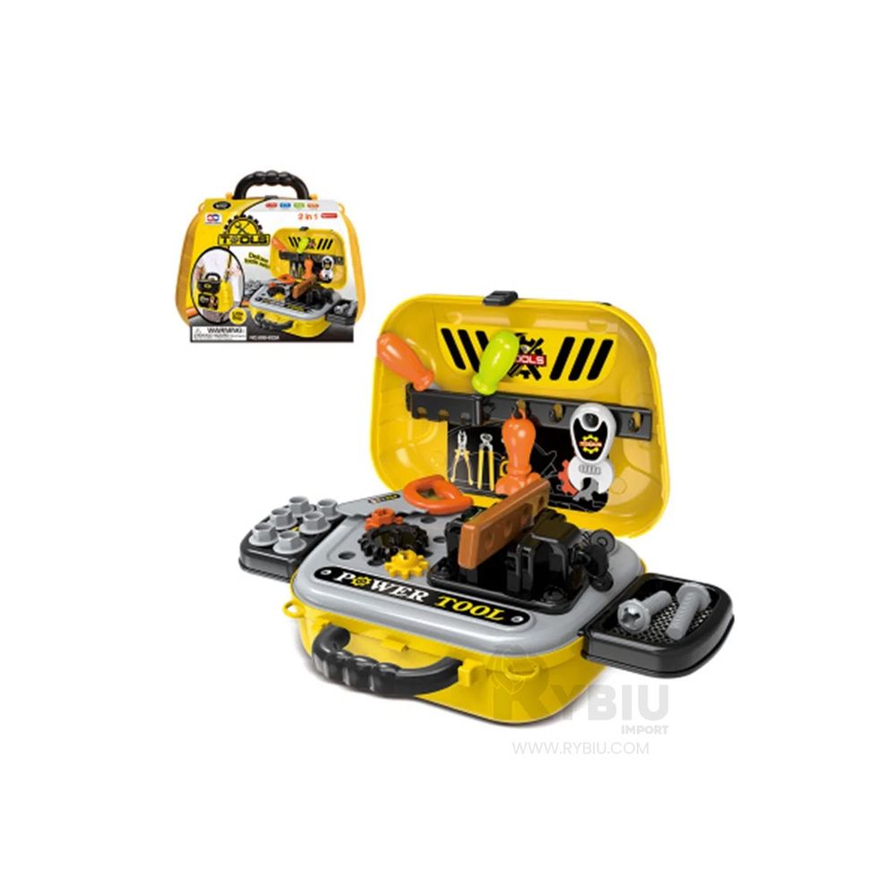 Pack de Herramientas de Juguete Amarillo Y+Post-it adhesivos Pack de Herramientas de Juguete Amarillo Y+Post-it adhesivos