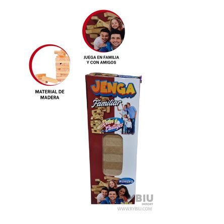 Bloques para la Familia en Madera Y+Post-it adhesivos Bloques para la Familia en Madera Y+Post-it adhesivos