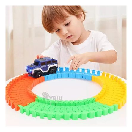 Pista LED Interactiva en Caja para Niños en Multicolor