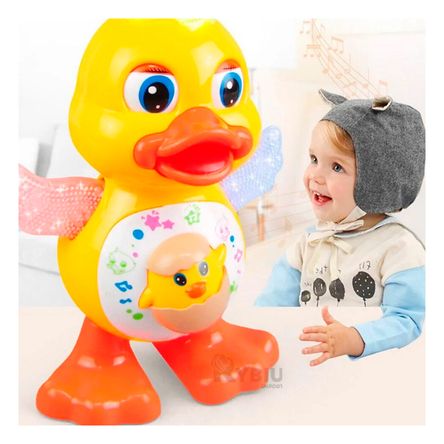 Juguete Duck Musical en Color Amarillo Y+Stickers Juguete Duck Musical en Color Amarillo Y+Stickers