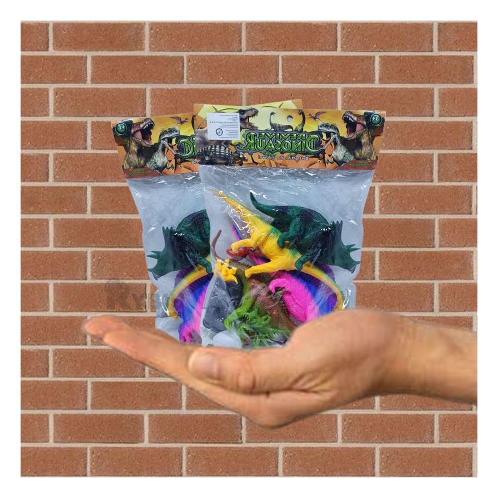 Juguetes de Dinosaurios en Bolsa Multicolor Juguetes de Dinosaurios en Bolsa Multicolor