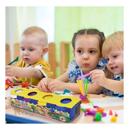 Set de Arcilla para Infantes en Multicolor Y+Stickers Set de Arcilla para Infantes en Multicolor Y+Stickers