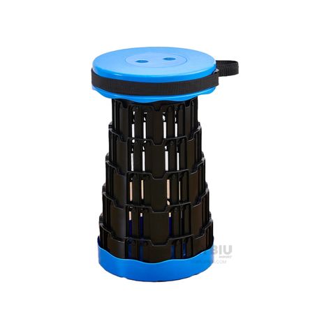 Silla Practico Plegable de Azul Y+Stickers Silla Practico Plegable de Azul Y+Stickers