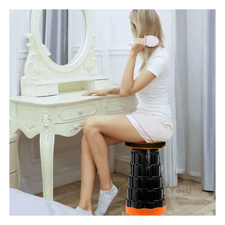 Silla Enrrollable y Duro en Color Anaranjado Y+Agendita Silla Enrrollable y Duro en Color Anaranjado Y+Agendita