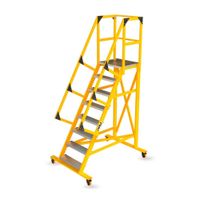 Escalera Tipo Avion de Fibra de Vidrio 8 Pasos Now Laders