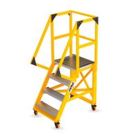Escalera Tipo Avion de Fibra de Vidrio 4 Pasos Now Laders