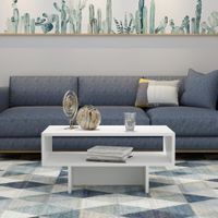 Mesa de Centro Clásica TU MESITA Morgana color Blanco