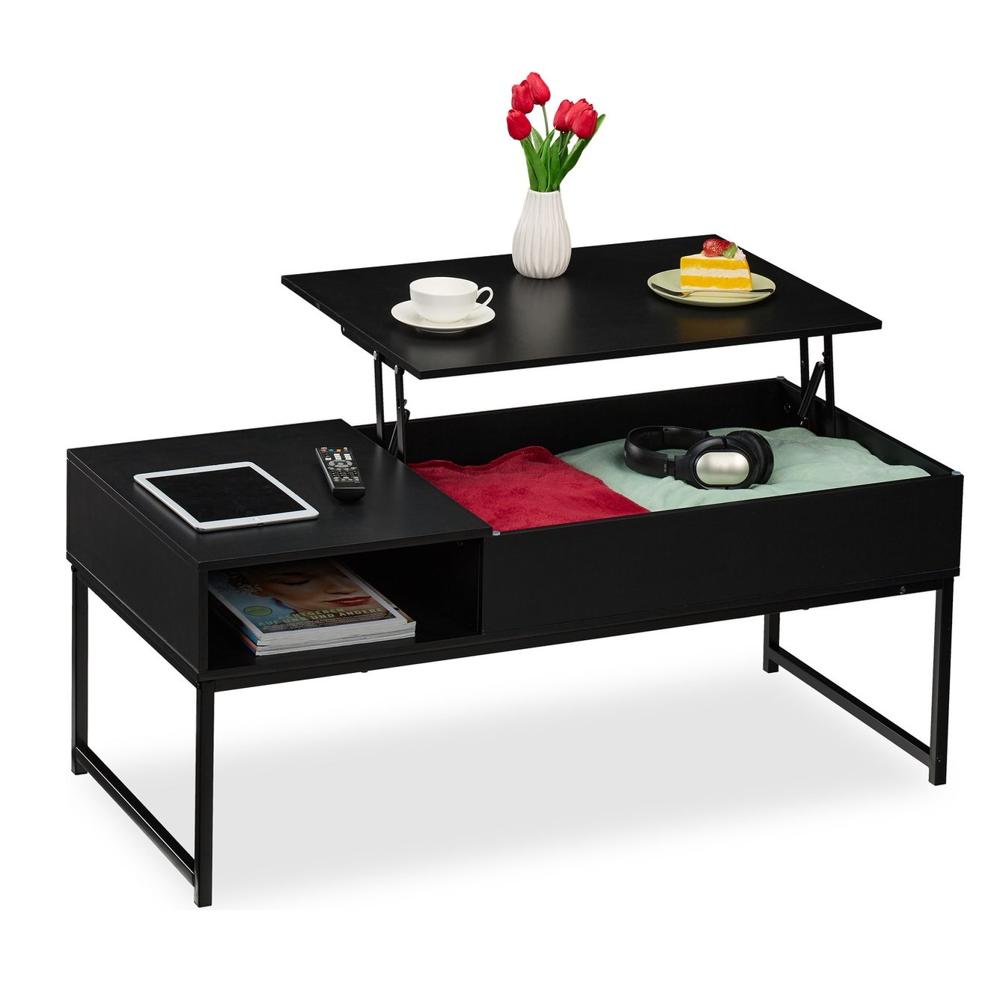 Mesa de Centro TU MESITA Milena color Blanco Puerta Levadiza