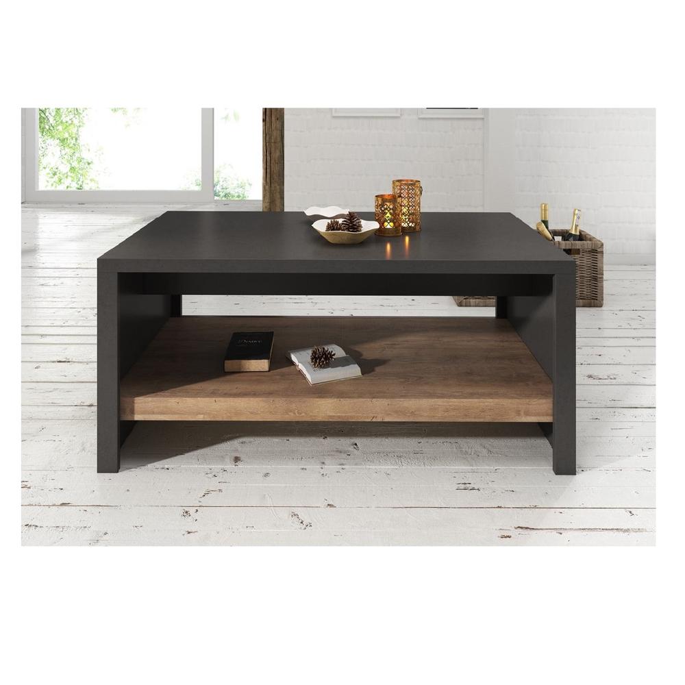 Mesa de Centro TU MESITA Ehel color Marrón/Negro