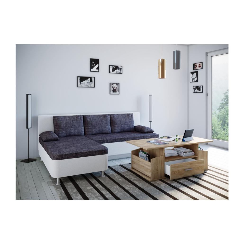 Mesa de Centro Funcional TU MESITA Gia color Roble 1 cajón