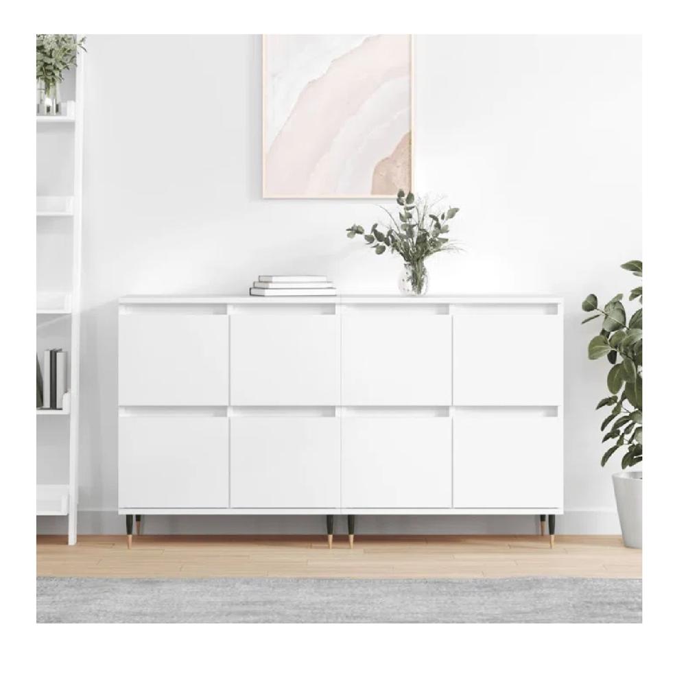 Aparador Corto TU MESITA Jacky set x2 color Blanco