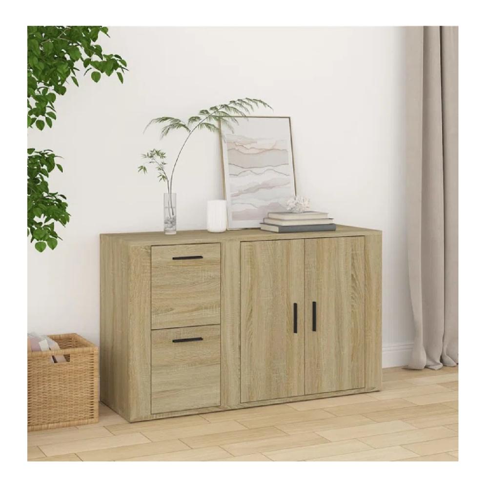 Aparador Clásico TU MESITA Atom color Duna 2 cajones 2 puertas