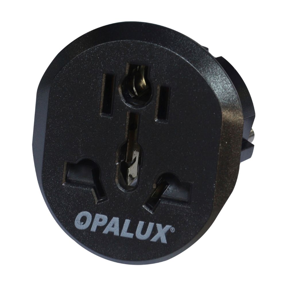 Adaptador Universal Opalux Modelo OP6052NG Negro 10A 250V