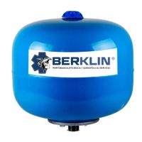 TANQUE HIDRONEUMATICO BERKLIN DE 24 LITROS ESFERICO AZUL