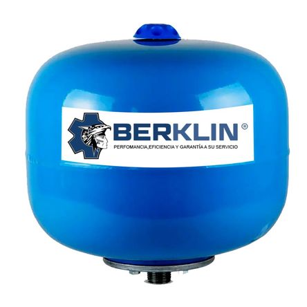 TANQUE HIDRONEUMATICO BERKLIN DE 24 LITROS ESFERICO AZUL