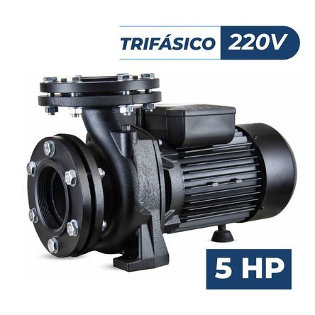 Electrobomba trifásica Berklin de 5HP - 4x4 - 220V