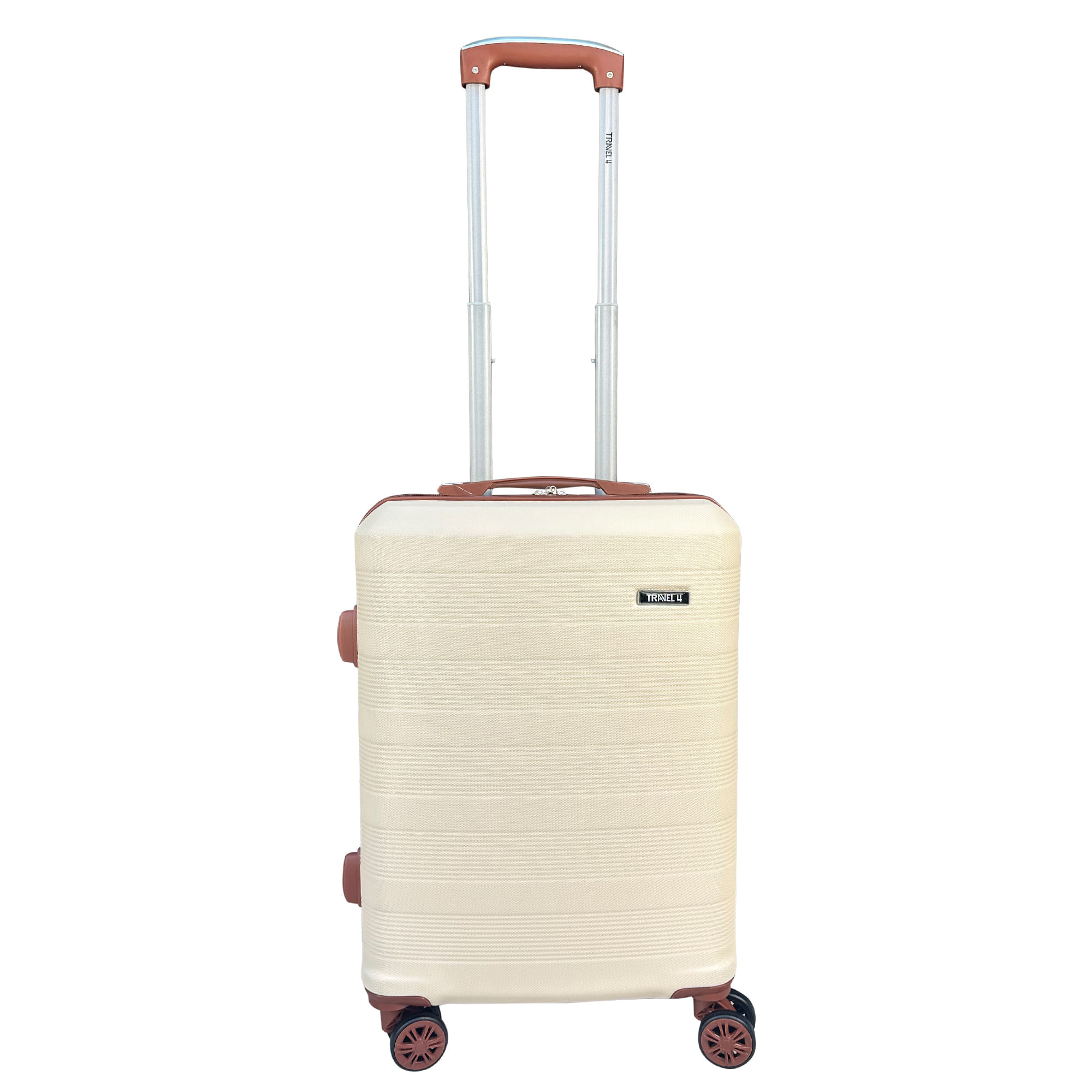 Maleta de viaje Luggage TRAVEL 4 Blanco Hueso 20""