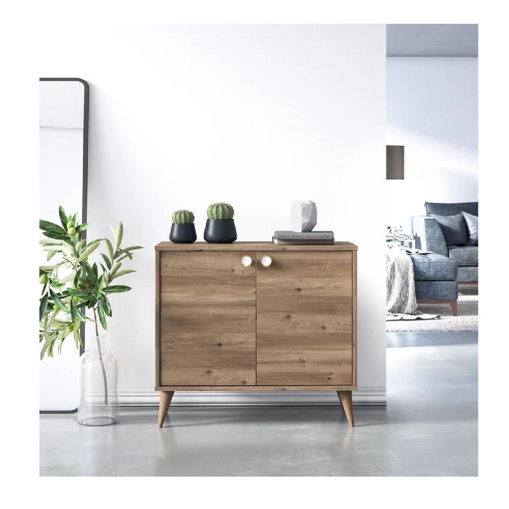 Aparador Auxiliar TU MESITA Randy II color Roble 2 puerta