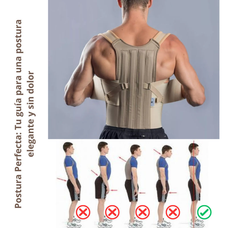 Faja Corset Argym Sport Dorso Lumbar Unisex