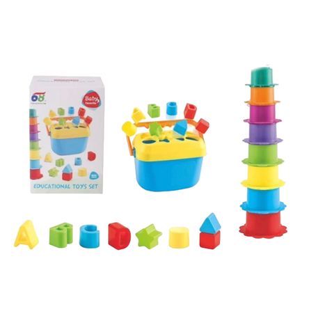 Set de Juguetes Educativos para Apilar y Clasificar