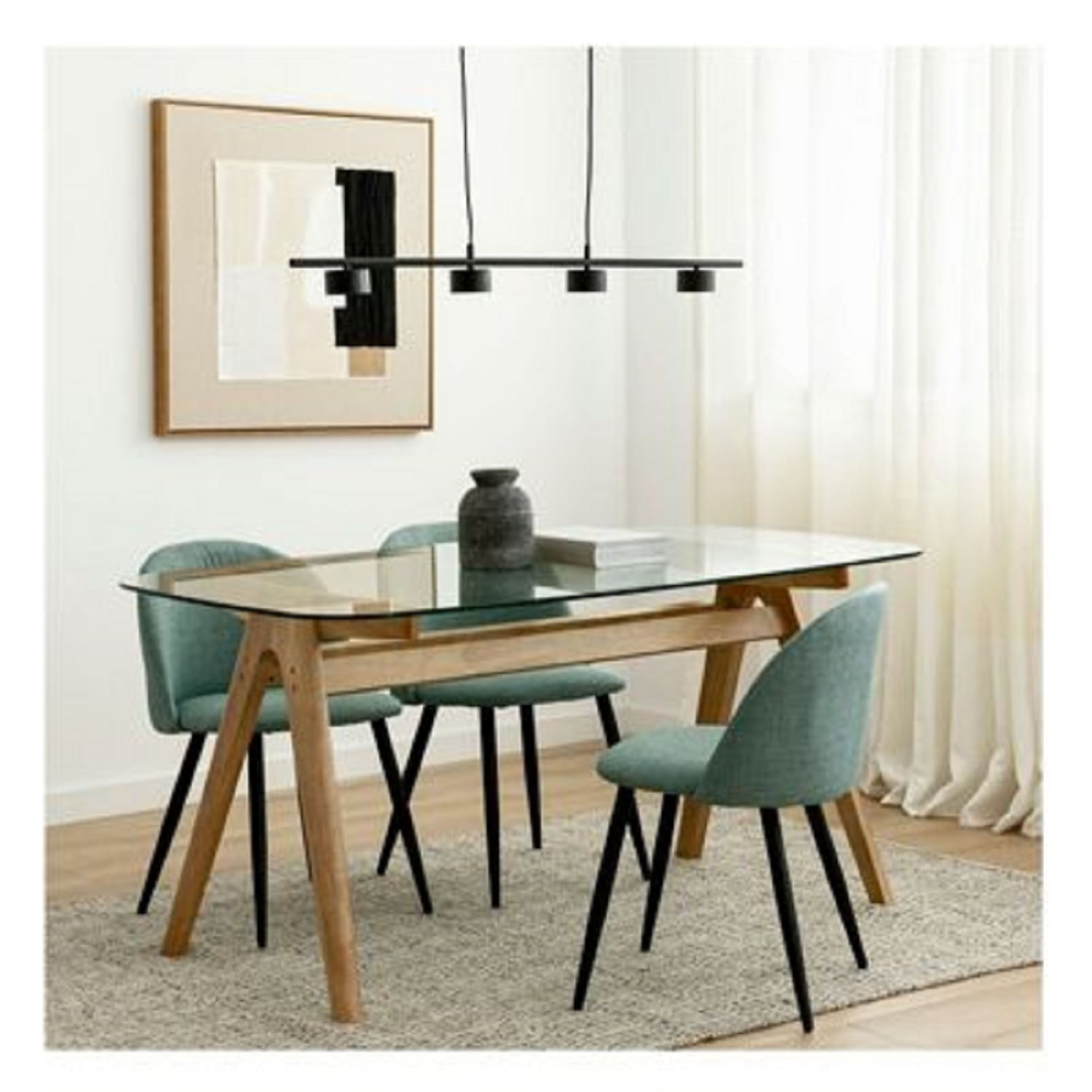 COMEDOR MOBILIARI PEDRO 4 SILLAS