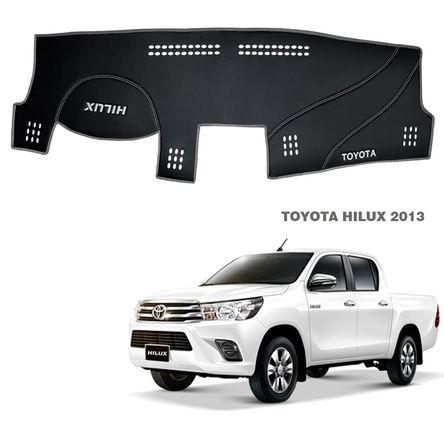 Protector de Tablero Para TOYOTA HILUX 2013 en Tacto Cuero - Protección y Estilo Superior
