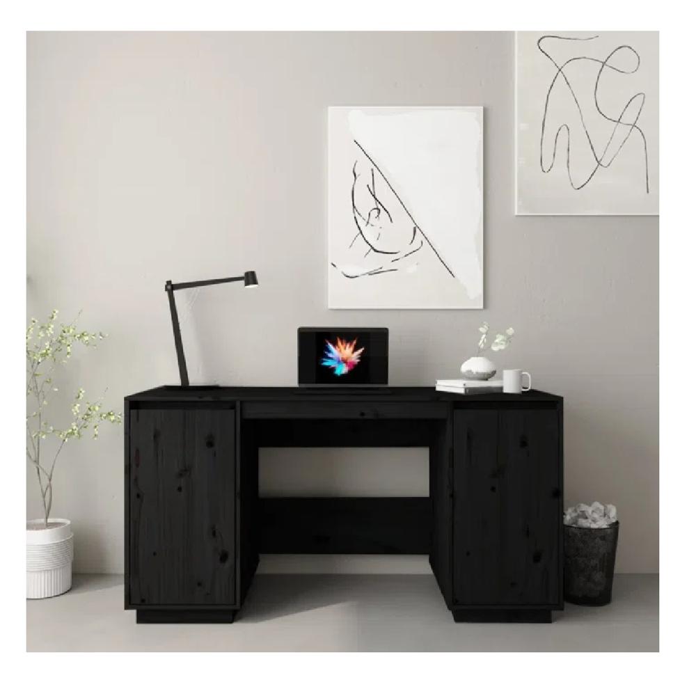 Escritorio Práctico TU MESITA Prince color Negro 2 puertas Escritorio Práctico TU MESITA Prince color Negro 2 puertas