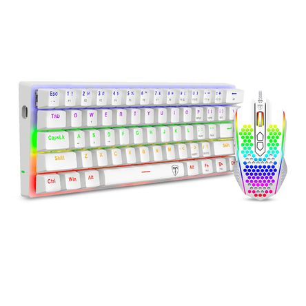 Combo T-dagger Teclado + Mouse Main Force White
