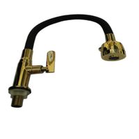 Pico Bar Flexible Negro Con Oro