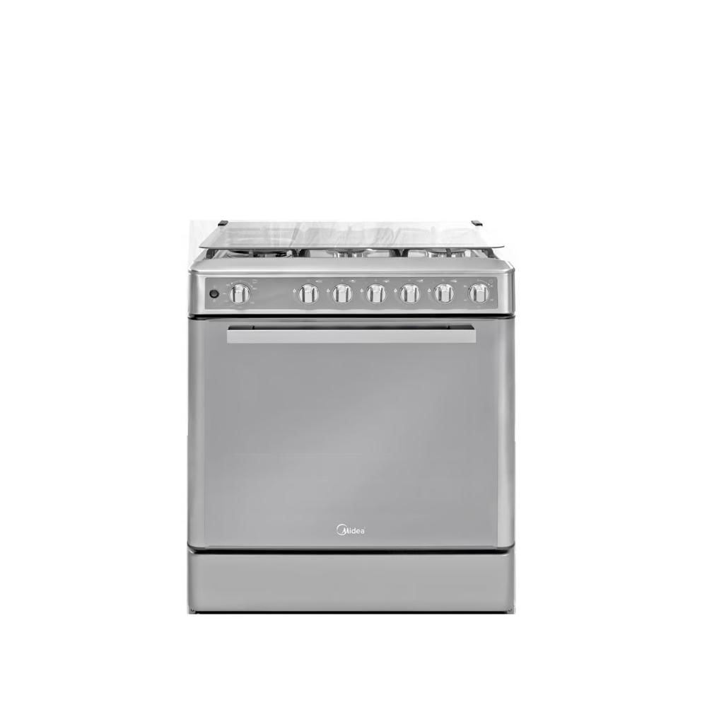 Cocina a Gas 30"" de 5 Hornillas Midea MGS30F2LCCWSS Venus Espejo