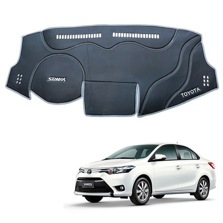 Protector de Tablero Para TOYOTA YARIS ENVIDIA 2015-2020 en Tacto Cuero-Protección y Estilo Superior