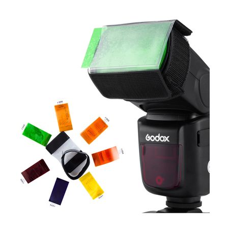 Filtros de colores Godox CF-07 para Speedlite