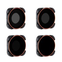 Kit de Filtros K&F Concept para GOPRO HERO 9/10/11/12 4-in-1 (ND8/PL, ND16/PL, ND32/PL, ND64/PL)
