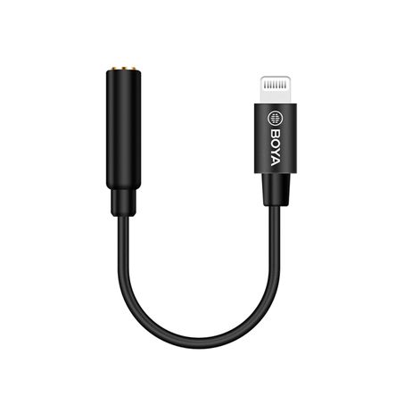 Adaptador Boya BY-K8 – TRS a Lightning Adaptador Boya BY-K8 – TRS a Lightning