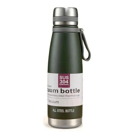 Termo Tomatodo De 600 ML Acero Inoxidable Color Verde