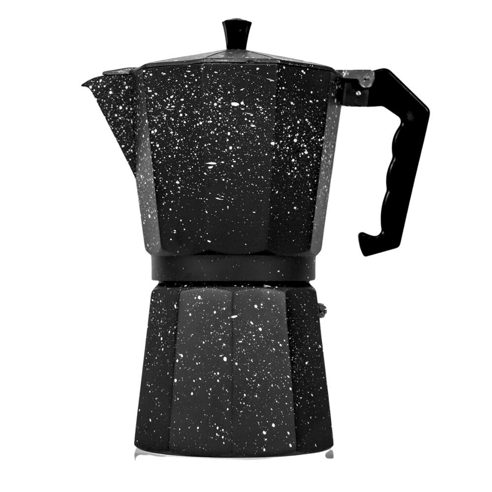 Cafetera Italiana Moka de 9 tazas Color Negro de 450 ml Cafetera Italiana Moka de 9 tazas Color Negro de 450 ml