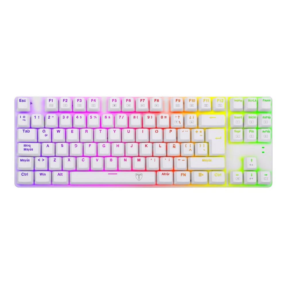 Teclado T-Dagger Bora TGK321 TKL RGB Spa - Blanco