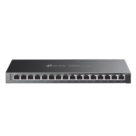 Switch TP-Link SG2016P de 16 Puertos Gigabit (8 Puertos PoE+) Switch TP-Link SG2016P de 16 Puertos Gigabit (8 Puertos PoE+)